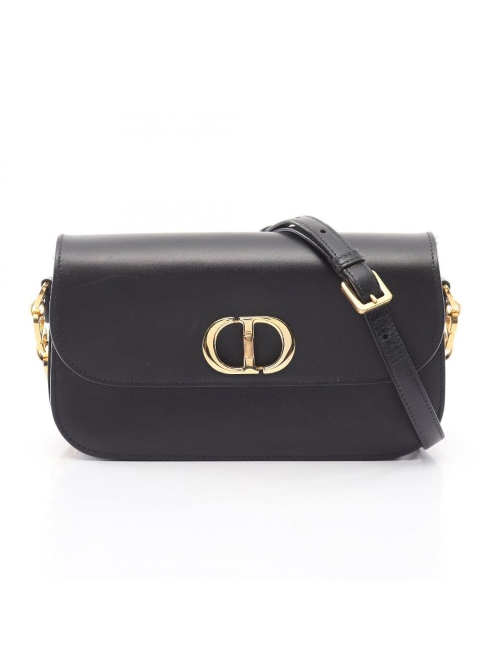 Dior Shoulder Bag 30 Montaigne Avenue Black Leather 30 Small